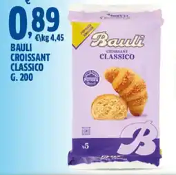 Orizzonte Supermercati Bauli croissant classico offerta