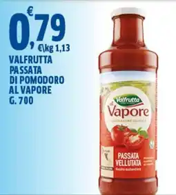 Orizzonte Supermercati Valfrutta passata di pomodoro al vapore offerta