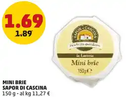 PENNY Mini brie SAPOR DI CASCINA offerta