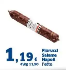 Orizzonte Supermercati Fiorucci Salame Napoli offerta