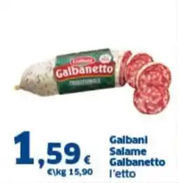 Orizzonte Supermercati Galbani Salame Galbanetto offerta
