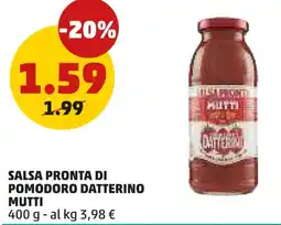 PENNY Salsa pronta di pomodoro datterino MUTTI offerta