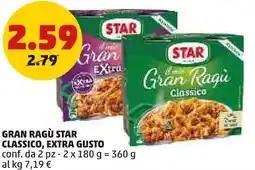 PENNY Gran ragù star classico, extra gusto offerta