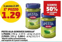 PENNY Pesto alla genovese BARILLA offerta