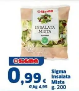 Orizzonte Supermercati Sigma Insalata Mista offerta