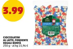 PENNY Cioccolatini al latte, fondente REGALI BONTÀ offerta