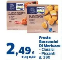 Orizzonte Supermercati Frosta Bocconcini Di Merluzzo offerta