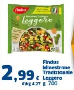 Orizzonte Supermercati Findus Minestrone Tradizionale Leggero offerta