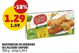 PENNY Bastoncini di verdure GLI ALLEGRI SAPORI offerta