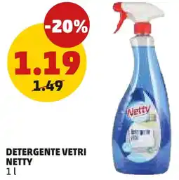 PENNY Detergente vetri NETTY offerta