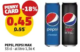 PENNY Pepsi, pepsi max offerta