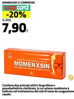 Coop Momenxsin 12 compresse offerta