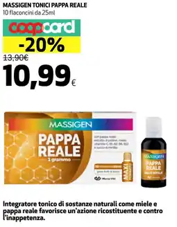 Coop Massigen tonici pappa reale offerta