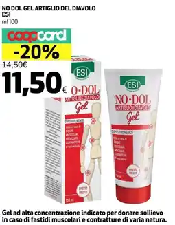 Coop No dol gel artiglio del diavolo ESI offerta