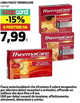 Coop Linea fasce THERMACARE offerta