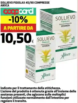 Coop Sollievo fisiolax 45/90 compresse ABOCA offerta