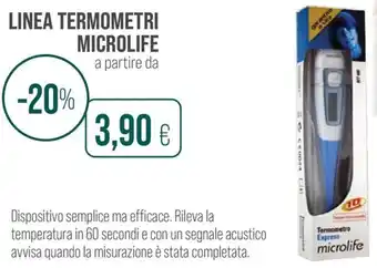 Coop Linea termometri MICROLIFE offerta
