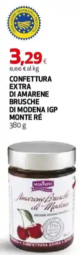 Extracoop Confettura extra di amarene brusche di modena igp MONTE RÉ offerta