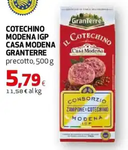 Extracoop Cotechino modena igp casa modena GRANTERRE offerta