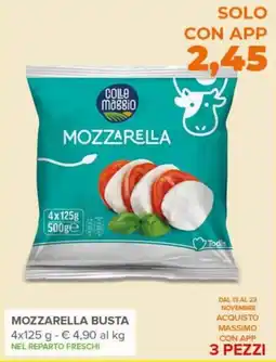 Todis Mozzarella busta offerta
