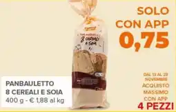 Todis Panbauletto 8 cereali e soia offerta
