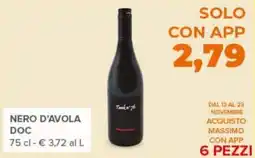 Todis Nero d'avola doc offerta