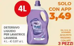 Todis Detersivo liquido per lavatrice lavanda offerta