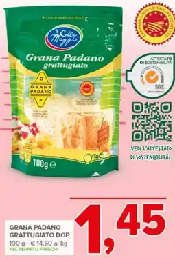 Todis Grana padano grattugiato dop offerta