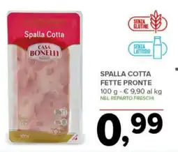 Todis Casa bonelli spalla cotta fette pronte offerta