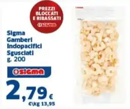Orizzonte Supermercati Sigma Gamberl Indopacifici Sgusciati offerta