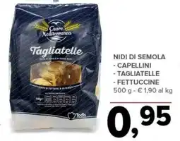 Todis Nidi di semola capellini/ tagliatelle e fettuccine offerta