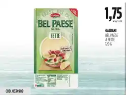 Carico Cash & Carry Galbani bel paese a fette offerta