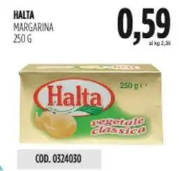 Carico Cash & Carry Halta margarina offerta