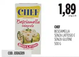 Carico Cash & Carry Chef besciamella senza lattosio e senza glutine offerta