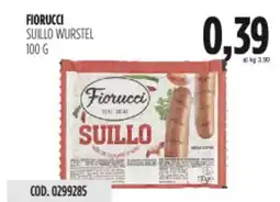 Carico Cash & Carry Fiorucci suillo wurstel offerta