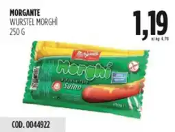 Carico Cash & Carry Morgante wurstel morghi offerta