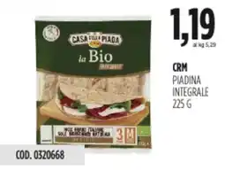 Carico Cash & Carry Crm piadina integrale offerta