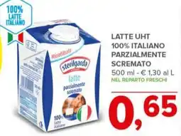 Todis Latte uht 100% italiano parzialmente scremato offerta