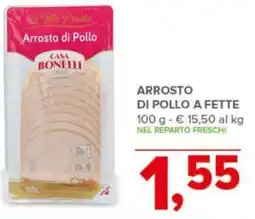 Todis Arrosto di pollo a fette offerta