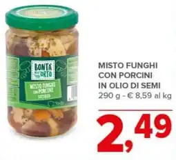 Todis Misto funghi con porcini in olio di semi offerta