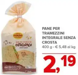 Todis Pane per tramezzini integrale senza crosta offerta