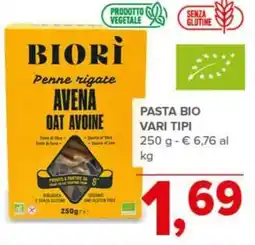 Todis Biorì pasta bio offerta