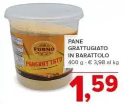 Todis Pane grattugiato in barattolo offerta