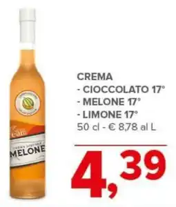 Todis Crema cioccolato 17°/ melone 17° e limone 17° offerta
