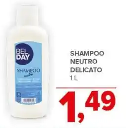 Todis Bel day shampoo neutro delicato offerta
