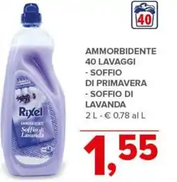 Todis Rixel ammorbidente soffio di primavera e soffio di lavanda offerta