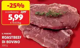 ALDI Il podere roastbeef di bovino offerta