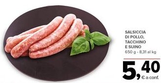 Todis Salsiccia di pollo, tacchino e suino offerta
