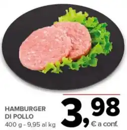 Todis Hamburger di pollo offerta