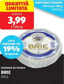 ALDI Cremerie de france brie offerta